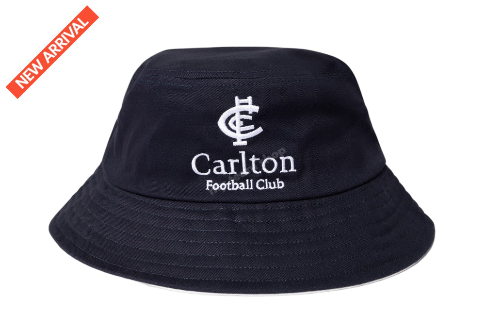 CARLTON BLUES AFL CREST BUCKET HAT AFL Headwear