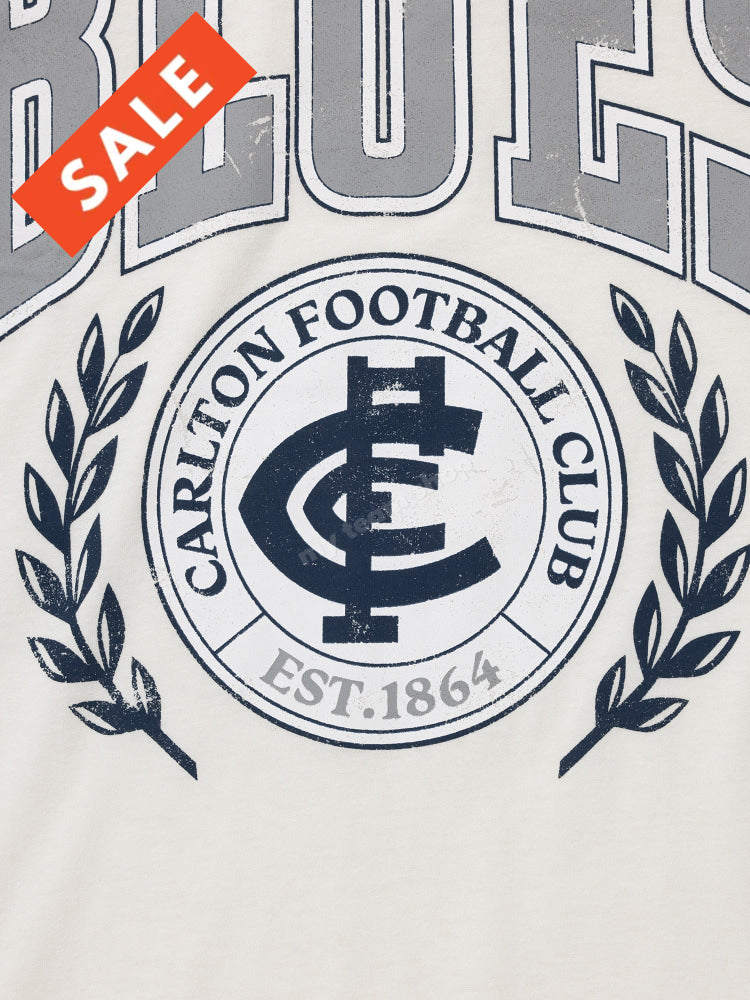 Carlton Blues Afl Mens Graphic Tee Graphic Tee