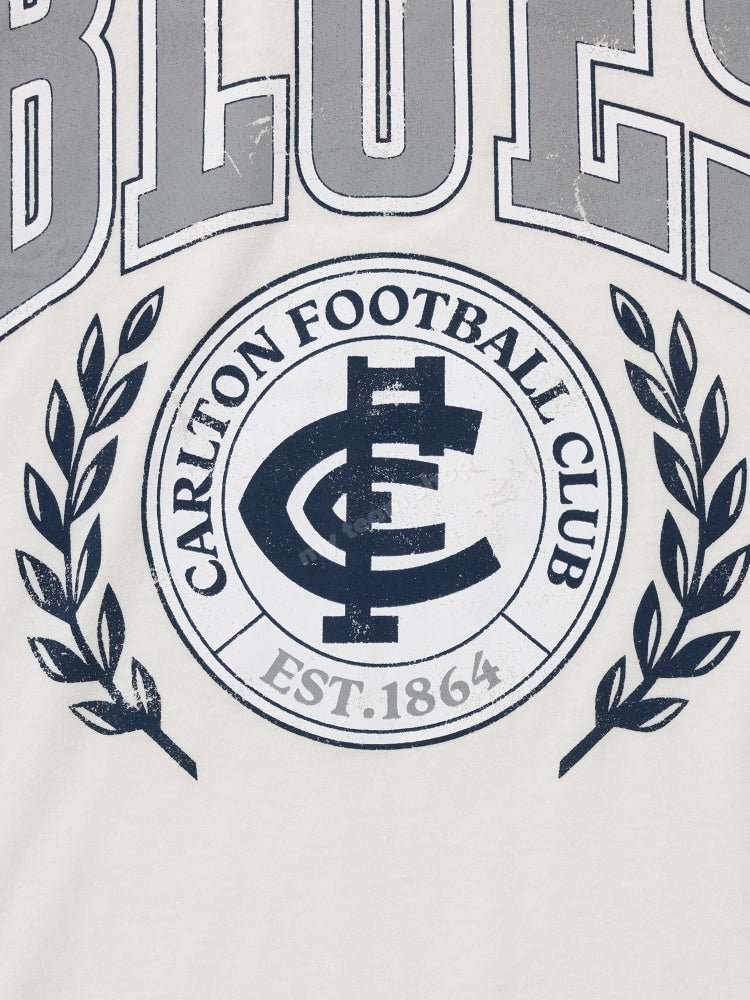 Carlton Blues Afl Mens Graphic Tee Graphic Tee