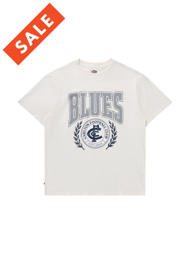 Carlton Blues Afl Mens Graphic Tee Graphic Tee