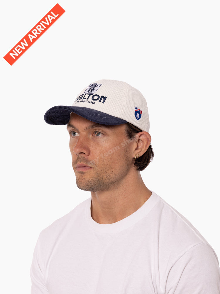 CARLTON BLUES AFL THROWBACK CORDUROY CAP AFL Headwear