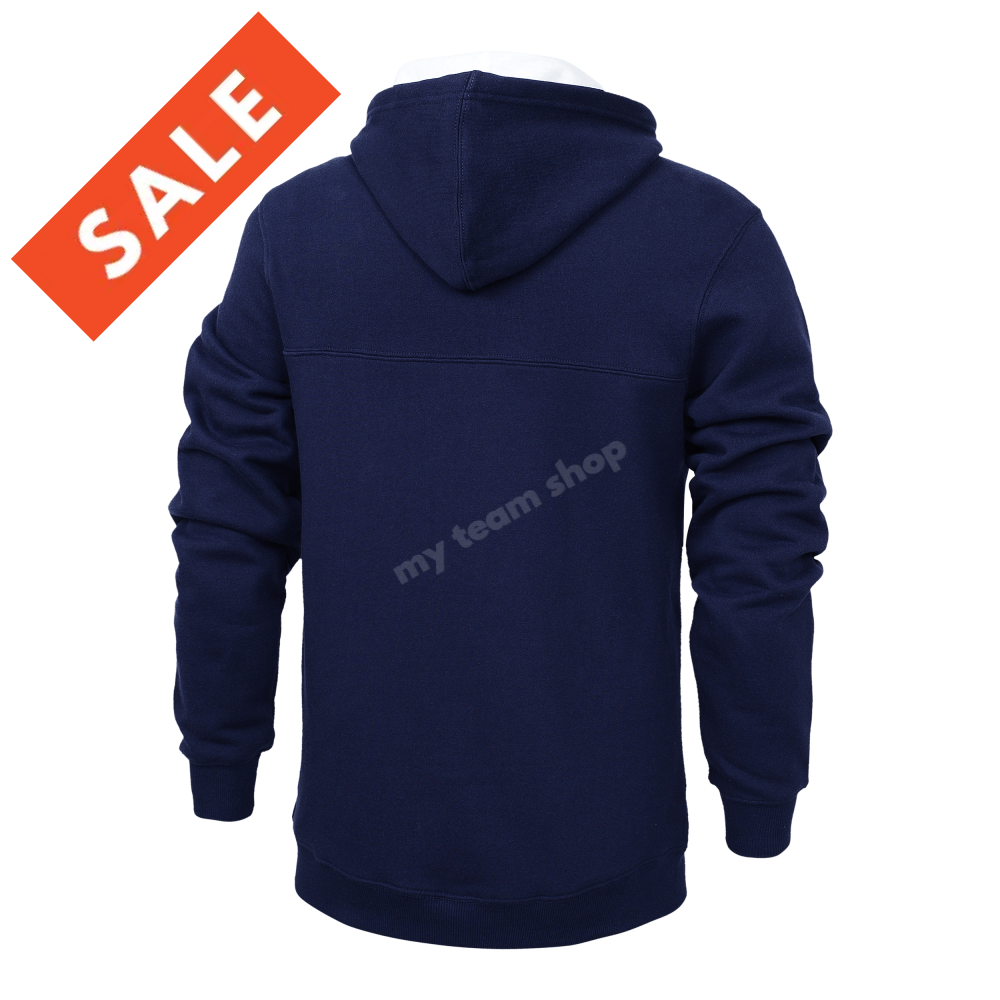 CARLTON BLUES AFL THROWBACK HOODIE BACK