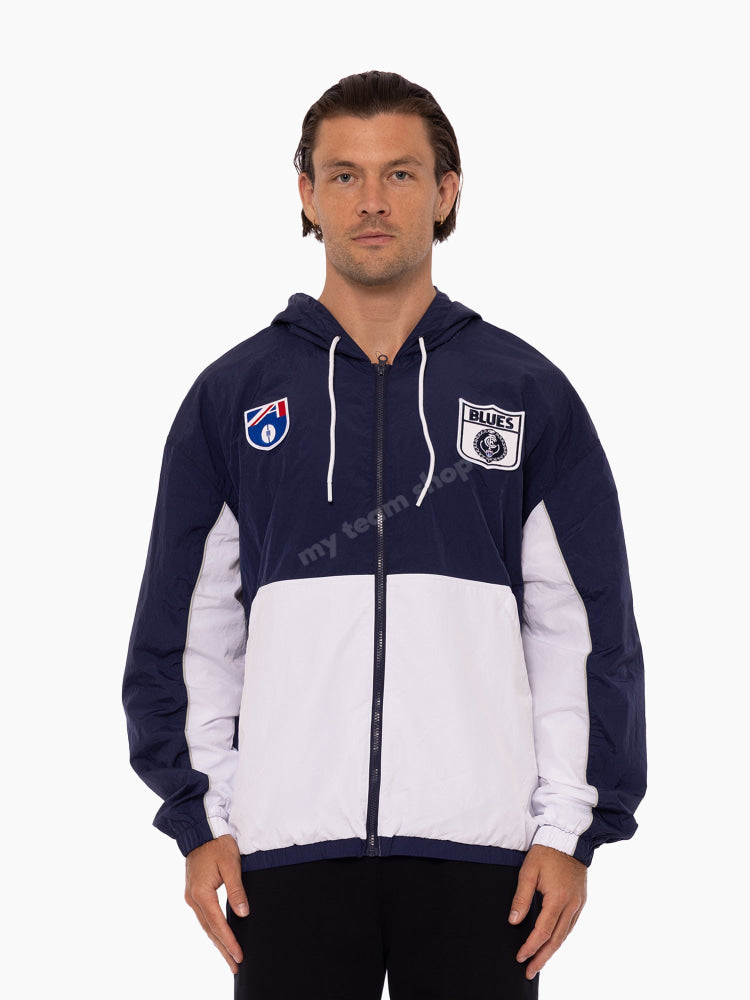 CARLTON BLUES AFL THROWBACK SPRAY JACKET AFL Throwback Spray Jacket