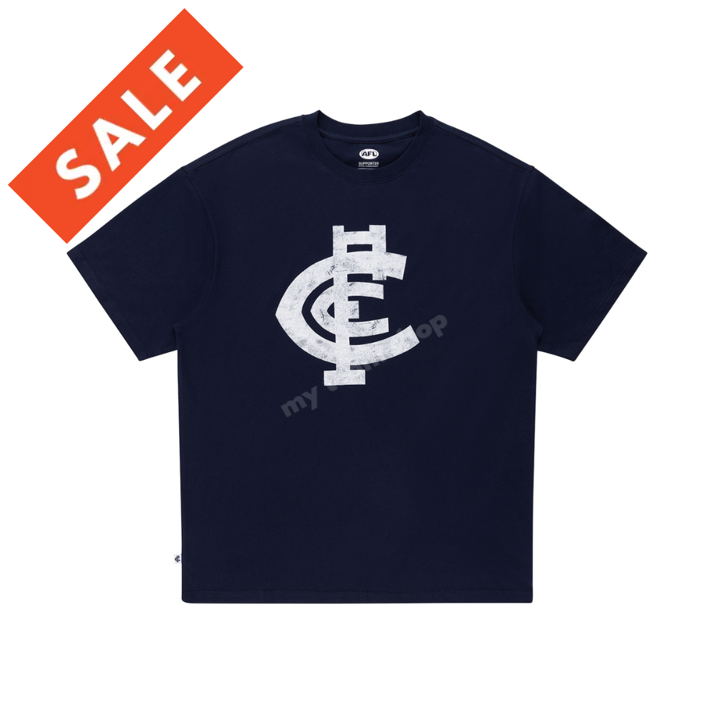 Carlton Blues AFL Mens Core Logo Tee Shirts & Tops