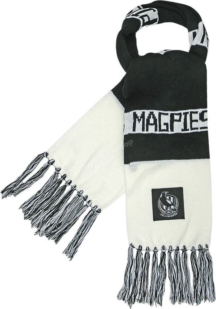 Collingwood Magpies AFL Bar Scarf Scarf