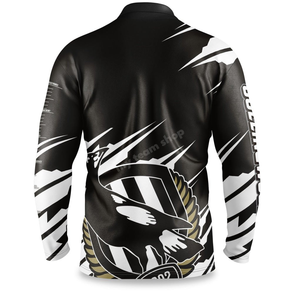 Collingwood Magpies Afl Ignition Fishing Shirt Fishing Shirt