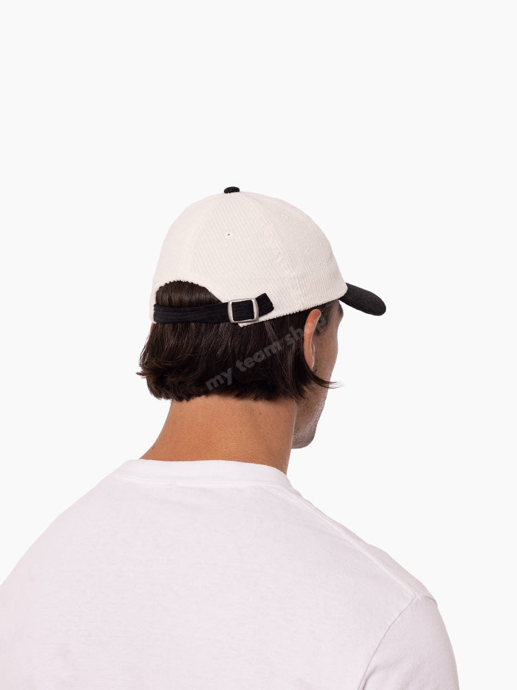 COLLINGWOOD MAGPIES AFL THROWBACK CORDUROY CAP AFL Headwear