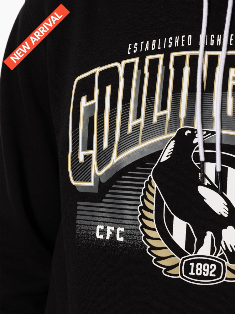 COLLINGWOOD MAGPIES AFL WORDMARK HOODIE AFL Wordmark Hoodie