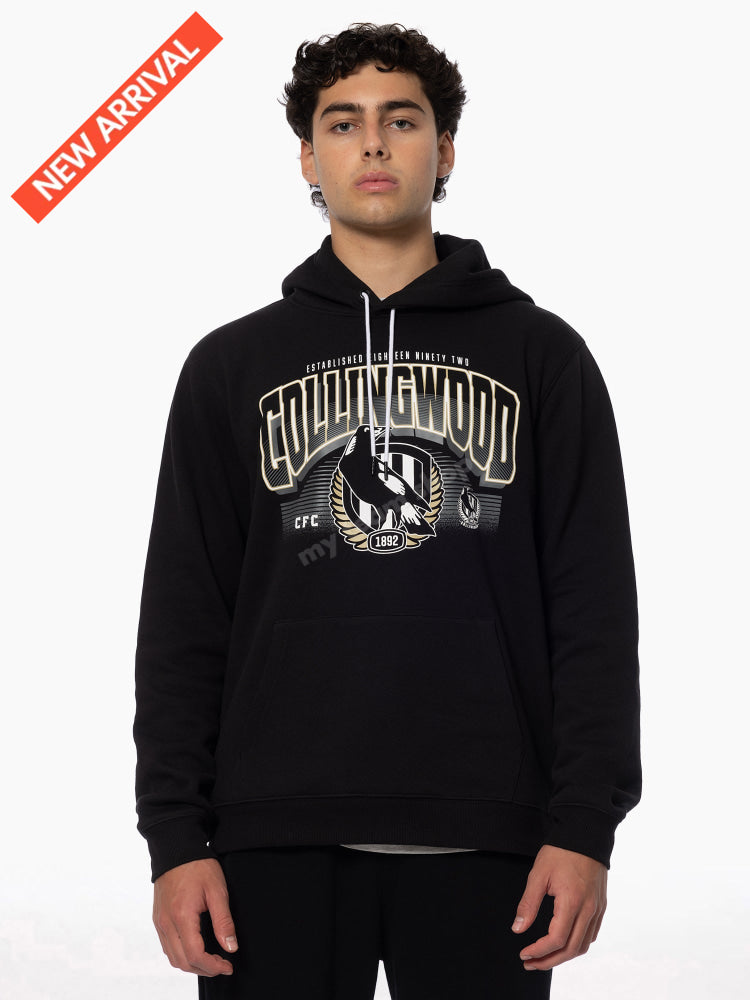 COLLINGWOOD MAGPIES AFL WORDMARK HOODIE AFL Wordmark Hoodie