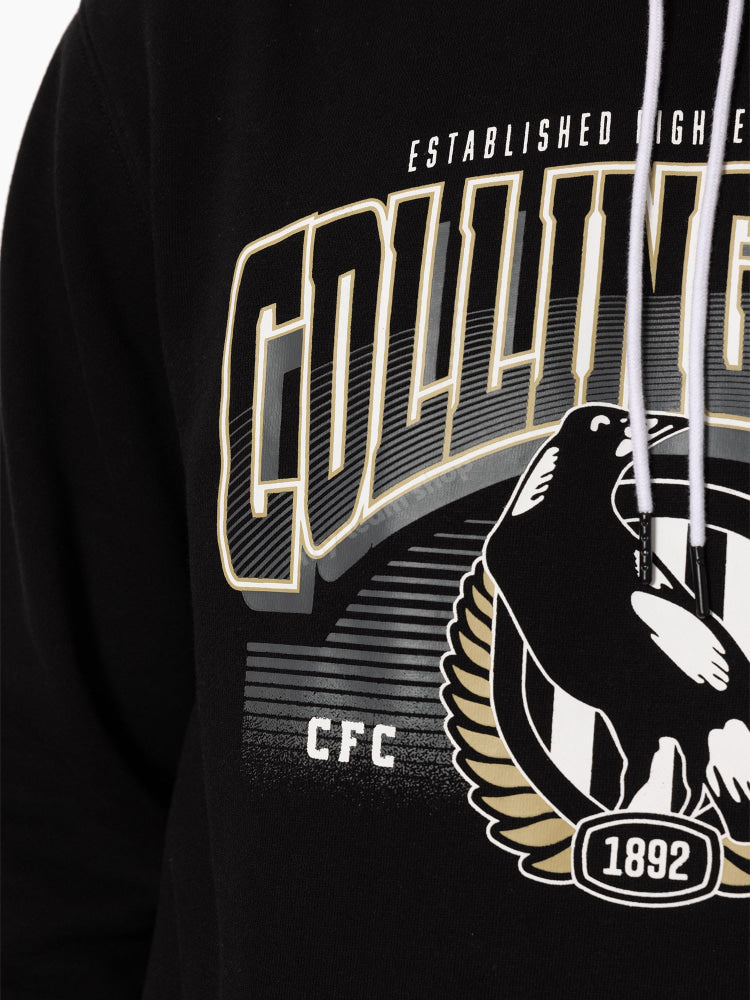 COLLINGWOOD MAGPIES AFL WORDMARK HOODIE AFL Wordmark Hoodie