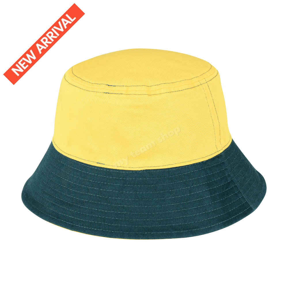 CRICKET AUSTRALIA ASHES 25/26 GREEN/GOLD REVERSIBLE BUCKET HAT