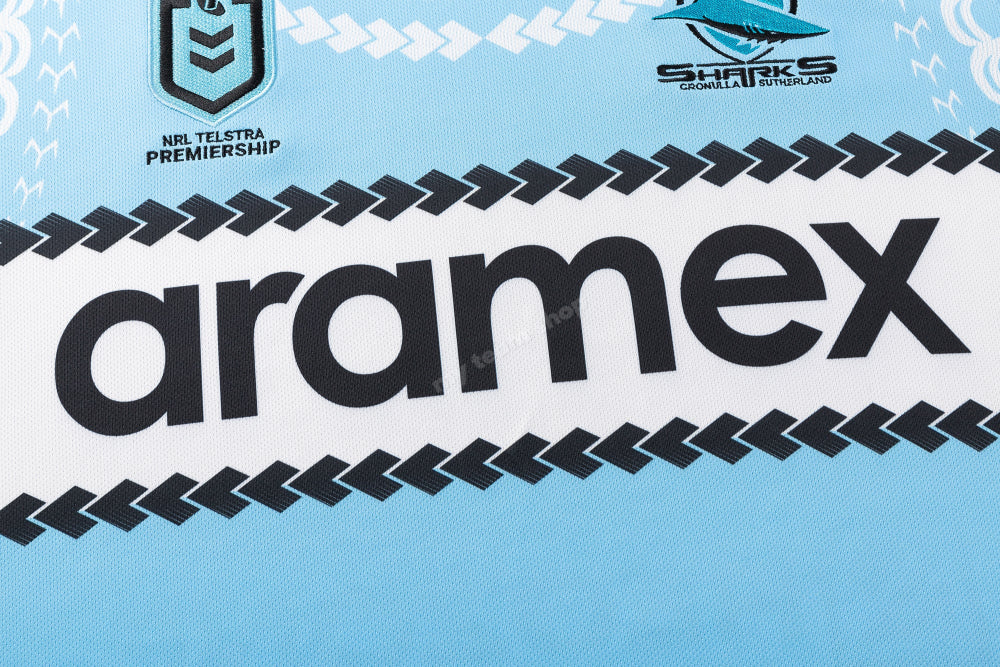 CRONULLA SHARKS 2025 MENS NRL PASIFIKA JERSEY NRL Replica Jersey
