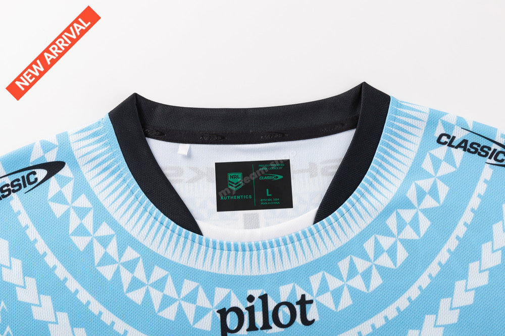 CRONULLA SHARKS 2025 MENS NRL PASIFIKA JERSEY NRL Replica Jersey