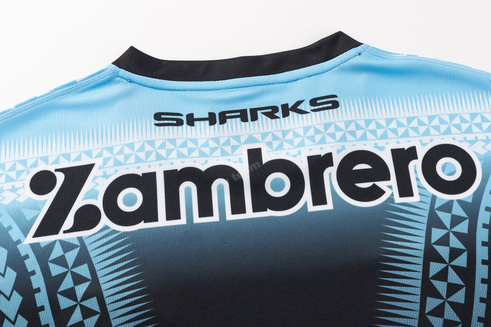CRONULLA SHARKS 2025 MENS NRL PASIFIKA JERSEY NRL Replica Jersey