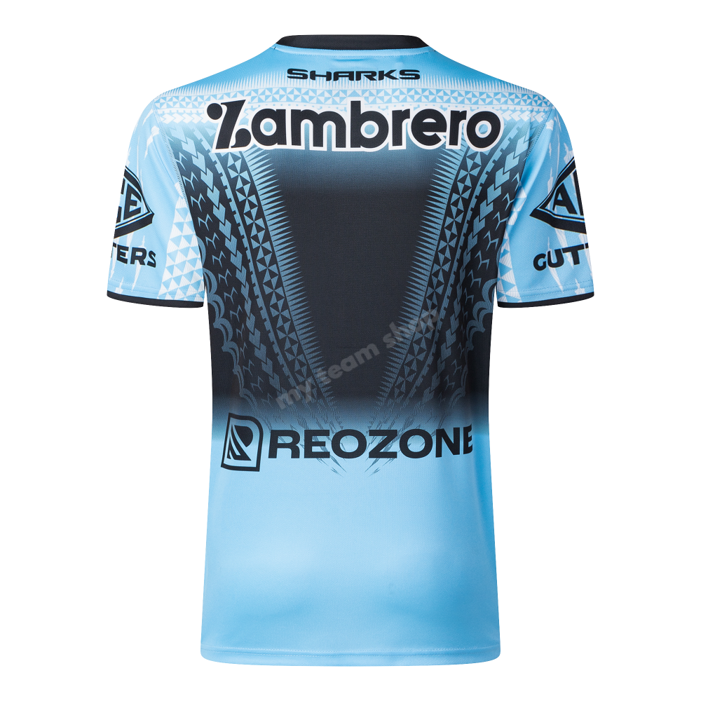 CRONULLA SHARKS 2025 MENS NRL PASIFIKA JERSEY NRL Replica Jersey