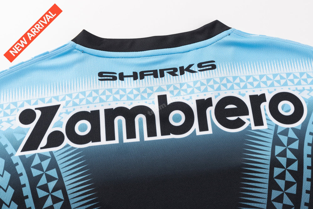 CRONULLA SHARKS 2025 MENS NRL PASIFIKA JERSEY NRL Replica Jersey