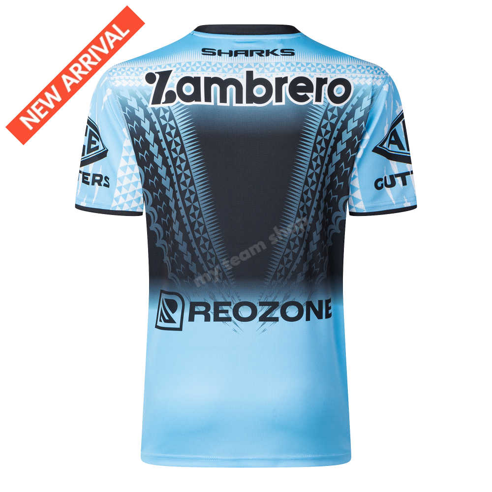 CRONULLA SHARKS 2025 MENS NRL PASIFIKA JERSEY NRL Replica Jersey