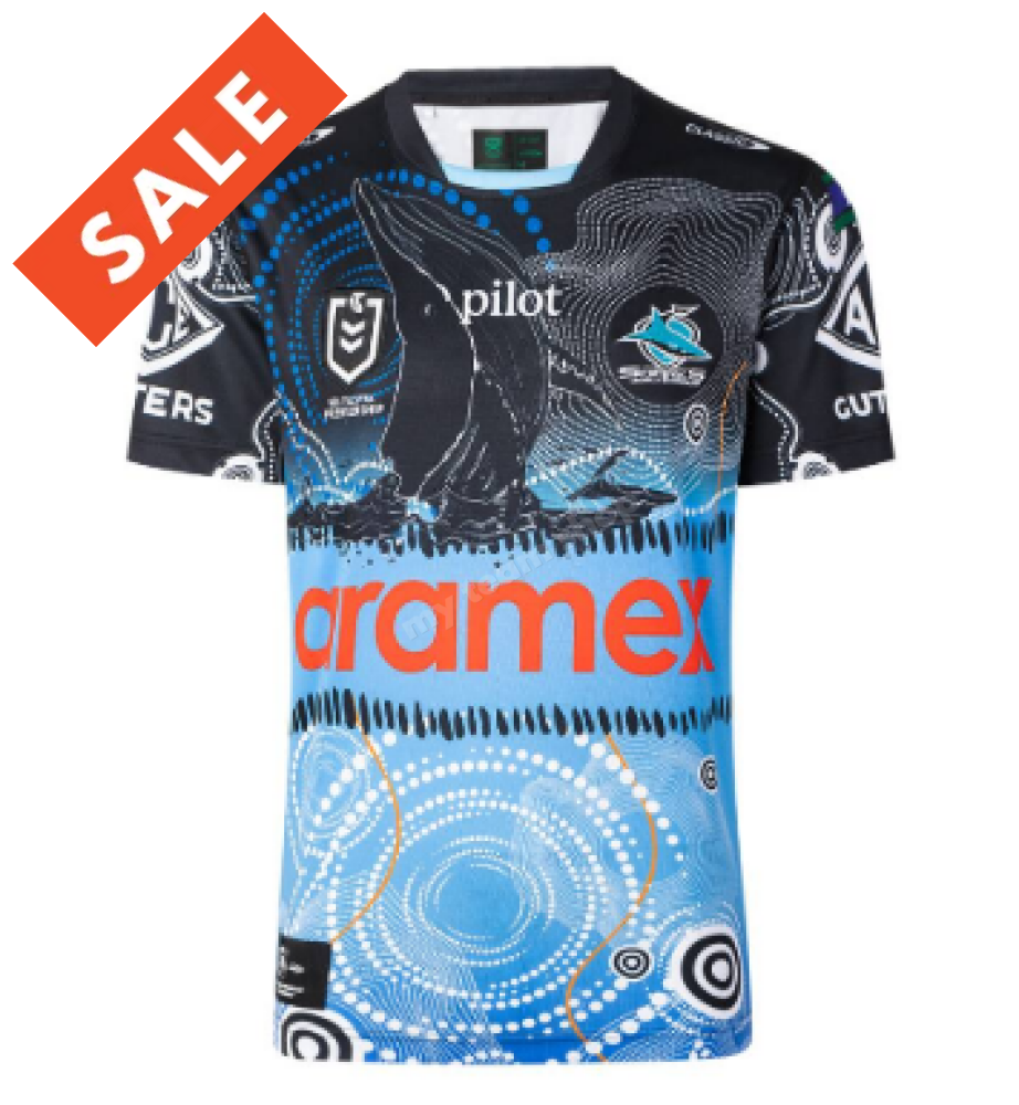 CRONULLA SHARKS 2025 NRL INDIGENOUS JERSEY NRL Replica Jersey
