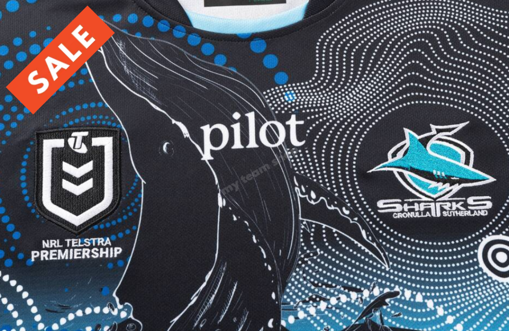 CRONULLA SHARKS 2025 NRL INDIGENOUS JERSEY NRL Replica Jersey