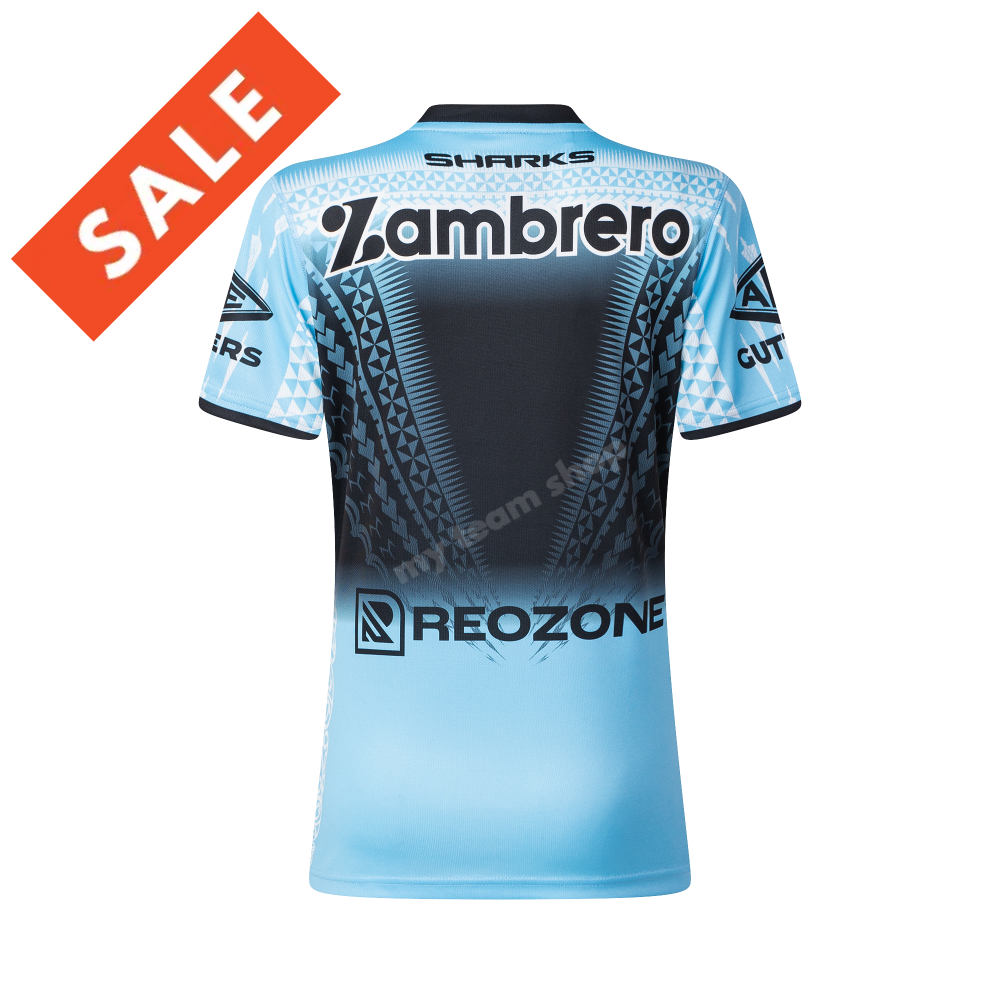 CRONULLA SHARKS 2025 WOMENS NRL PASIFIKA JERSEY NRL Replica Jersey