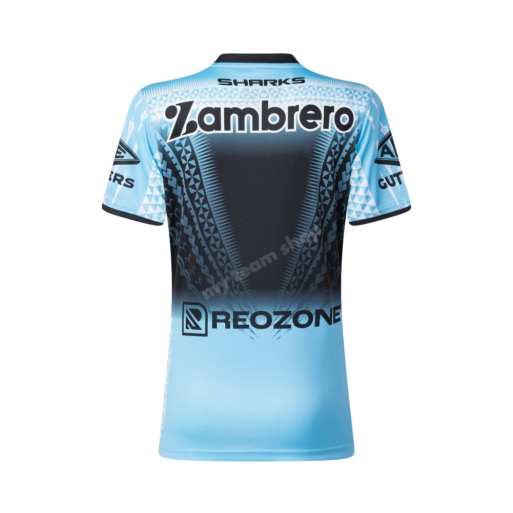CRONULLA SHARKS 2025 WOMENS NRL PASIFIKA JERSEY NRL Replica Jersey