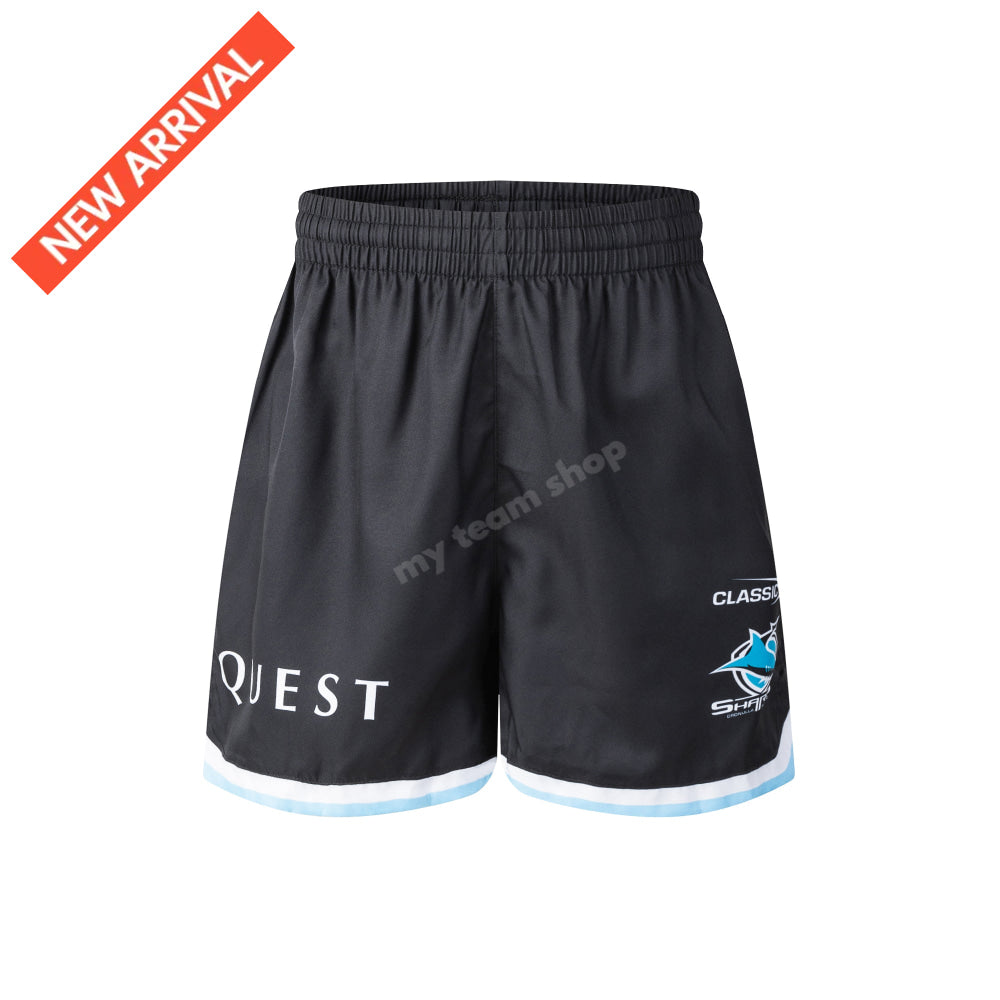 CRONULLA SHARKS 2026 NRL GYM SHORTS NRL Shorts