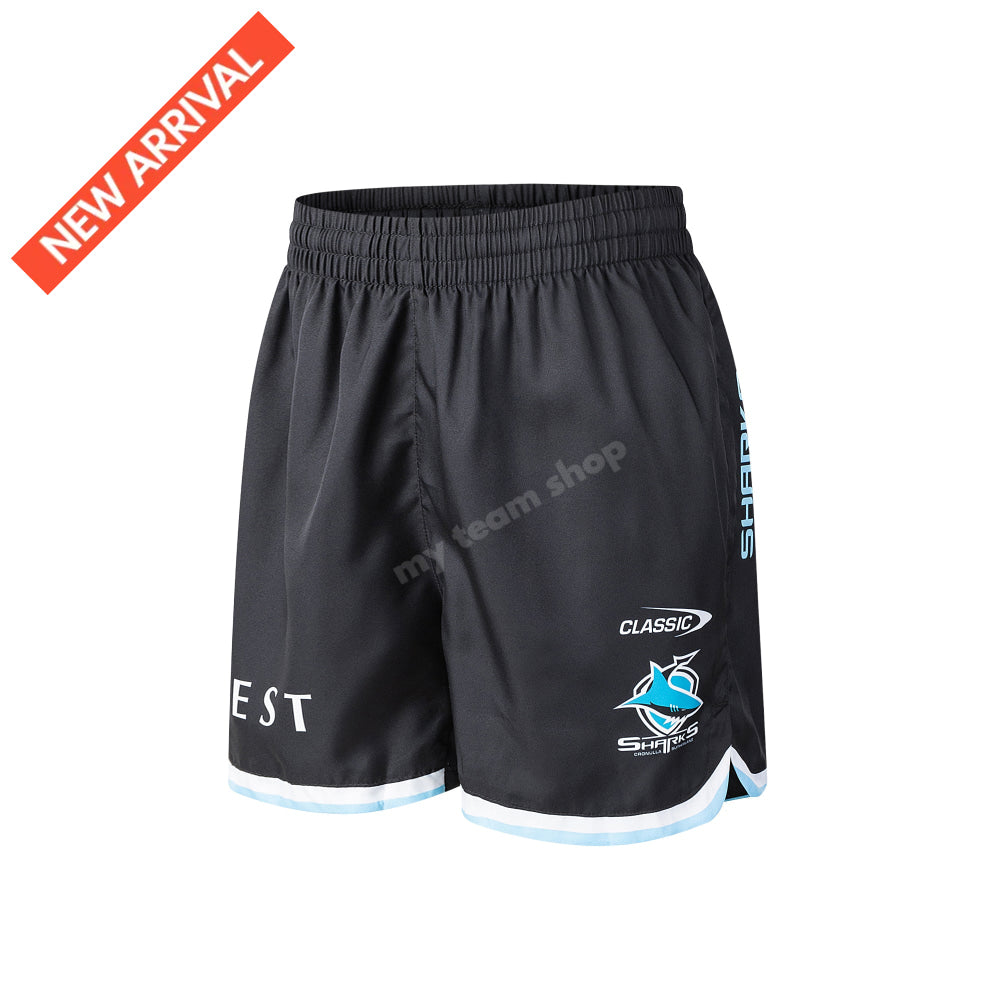 CRONULLA SHARKS 2026 NRL GYM SHORTS NRL Shorts