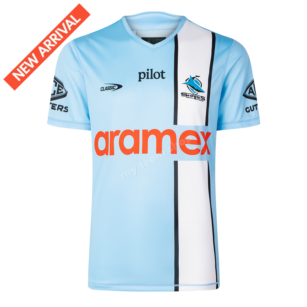 CRONULLA SHARKS 2026 NRL SKY BLUE TRAINING TEE NRL Training Tee