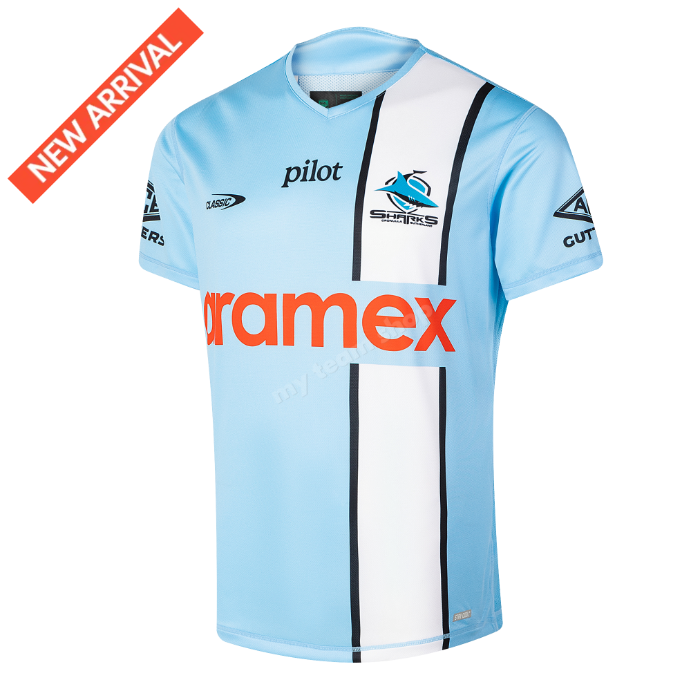 CRONULLA SHARKS 2026 NRL SKY BLUE TRAINING TEE NRL Training Tee