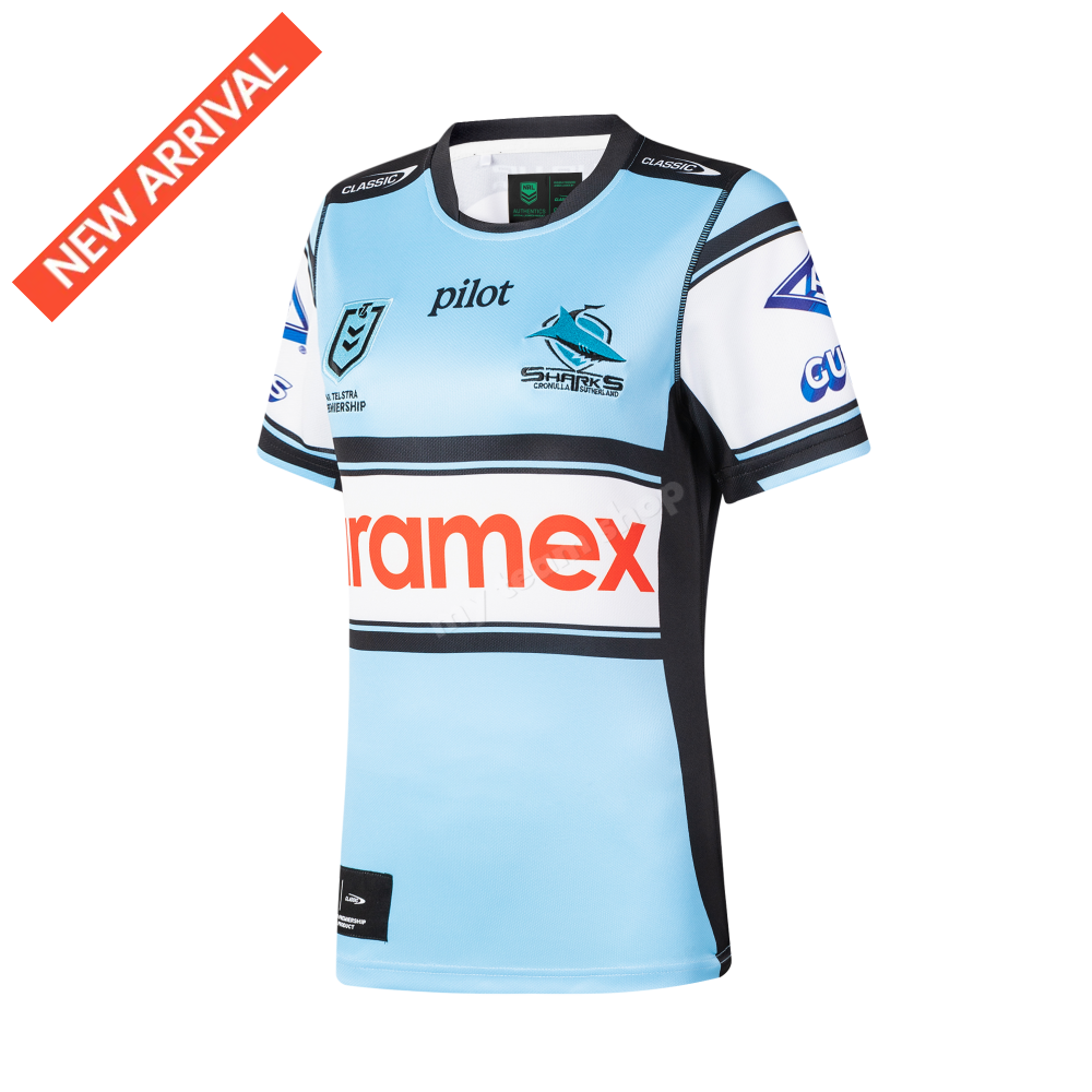 CRONULLA SHARKS 2026 NRL WOMENS HOME JERSEY NRL Retro Jersey