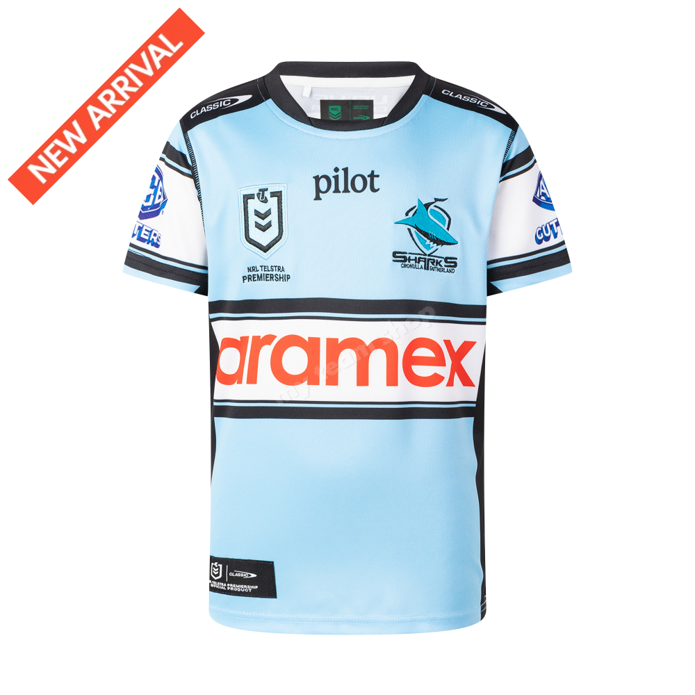 CRONULLA SHARKS 2026 NRL YOUTH HOME JERSEY NRL Retro Jersey