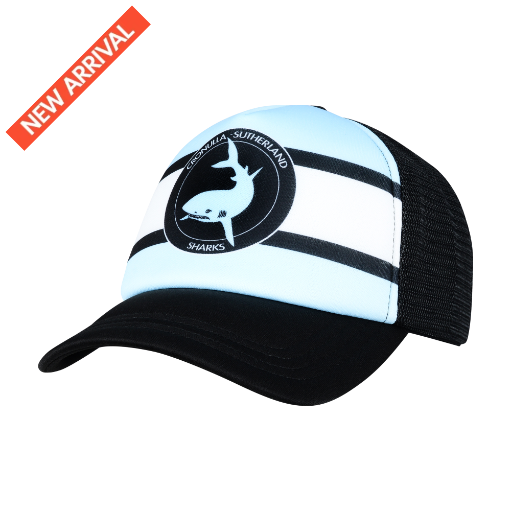 CRONULLA SHARKS NRL RETRO TRUCKER CAP NRL headwear