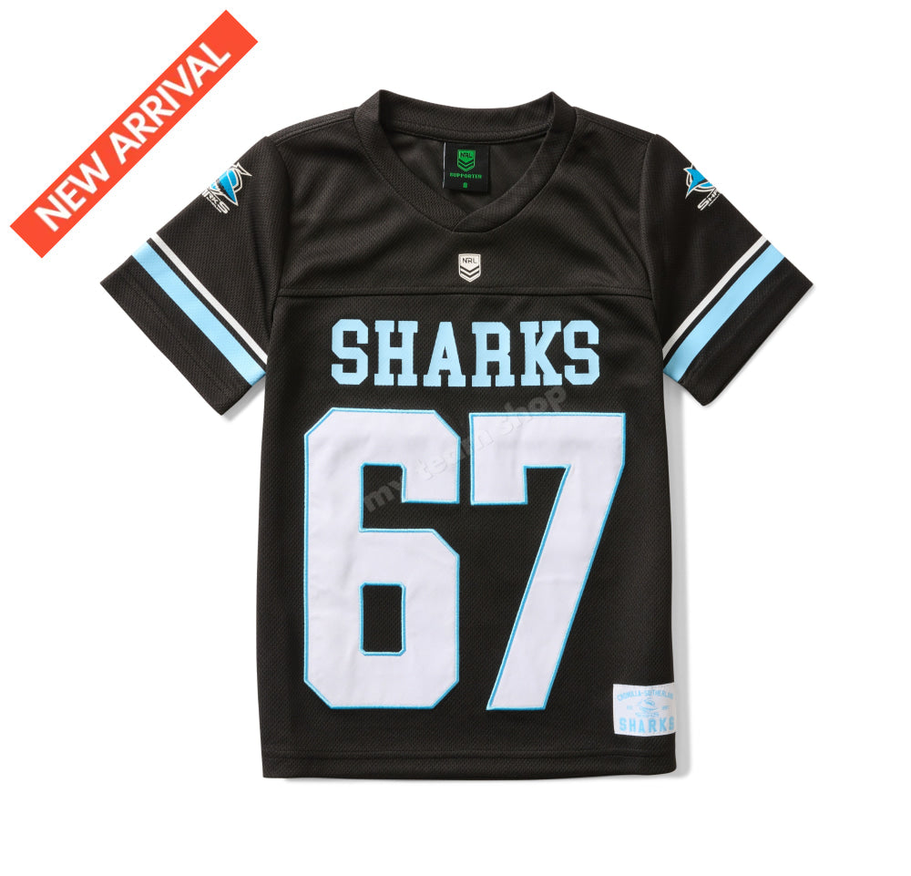 CRONULLA SHARKS NRL YOUTH GRIDIRON MESH JERSEY NRL Gridiron Jersey