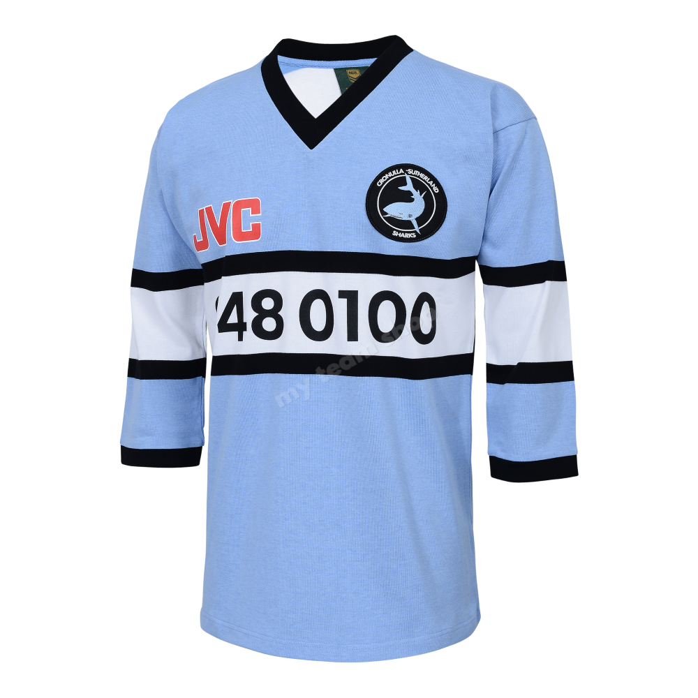 Cronulla-Sutherland Sharks 1980 Nrl Retro Jersey Retro Jersey