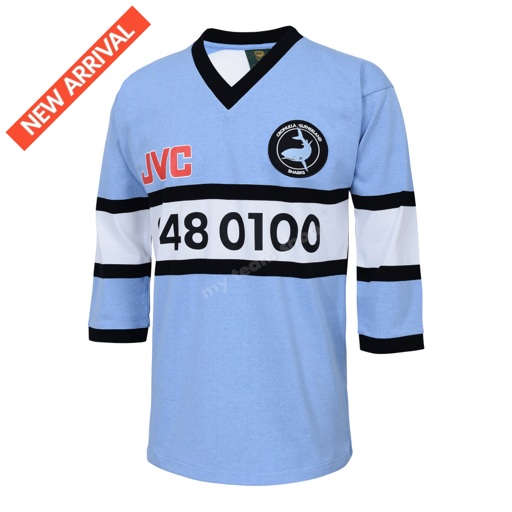 Cronulla-Sutherland Sharks 1980 Nrl Retro Jersey Retro Jersey