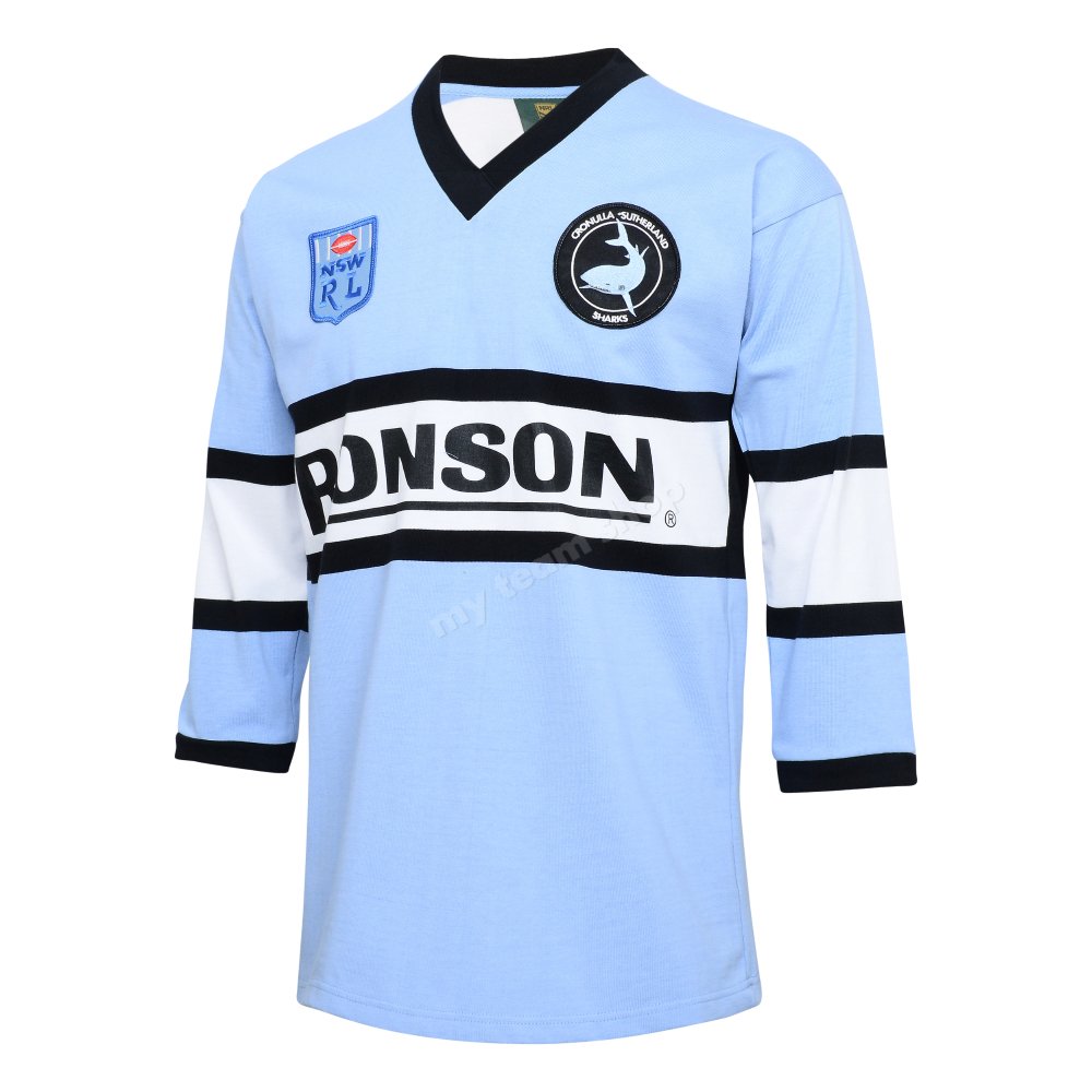 Buy Official Cronulla-Sutherland Sharks NRL Retro Merchandise – My Team Shop