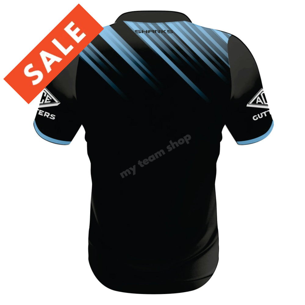 Cronulla-Sutherland Sharks 2024 NRL  Mens Media Polo Media Polo