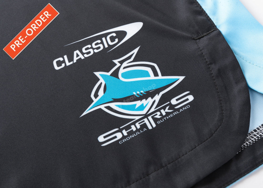 Cronulla-Sutherland Sharks 2025 Nrl Gym Shorts Shorts