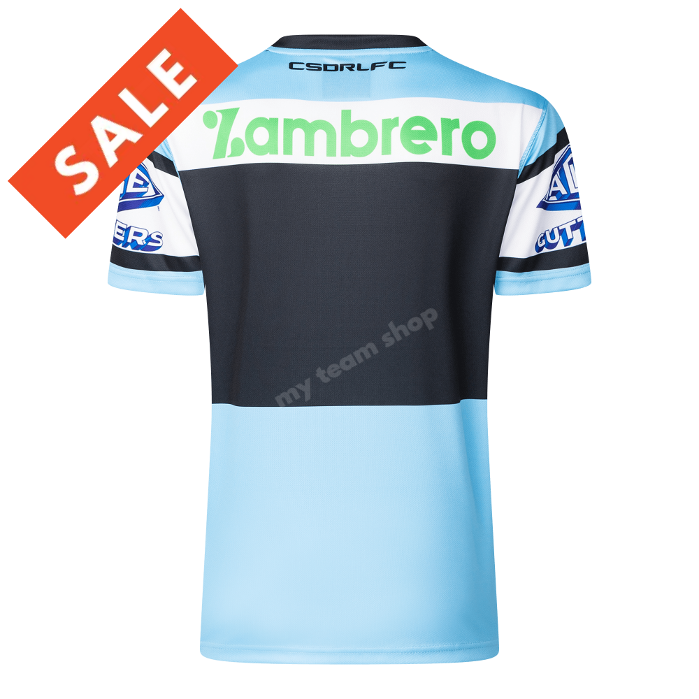 Cronulla-Sutherland Sharks 2025 Nrl Home Jersey Replica Jersey BACK