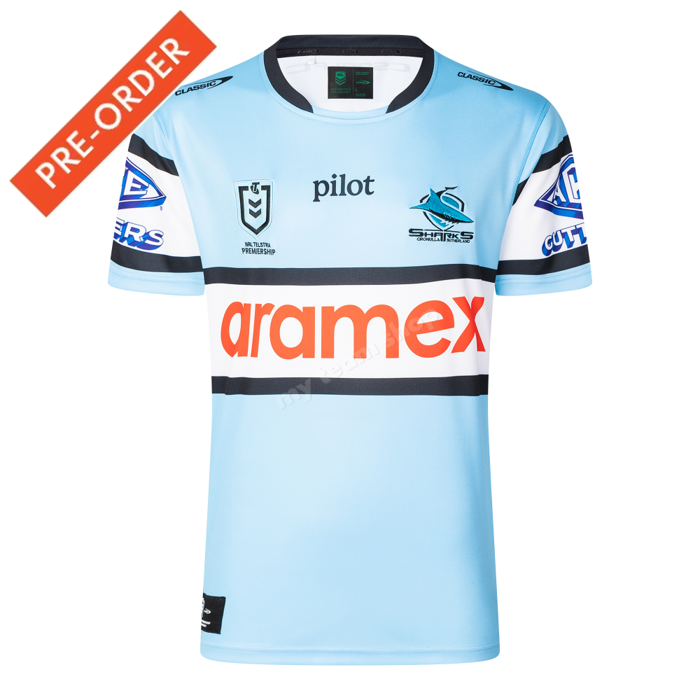 Cronulla-Sutherland Sharks 2025 Nrl Home Jersey Replica Jersey