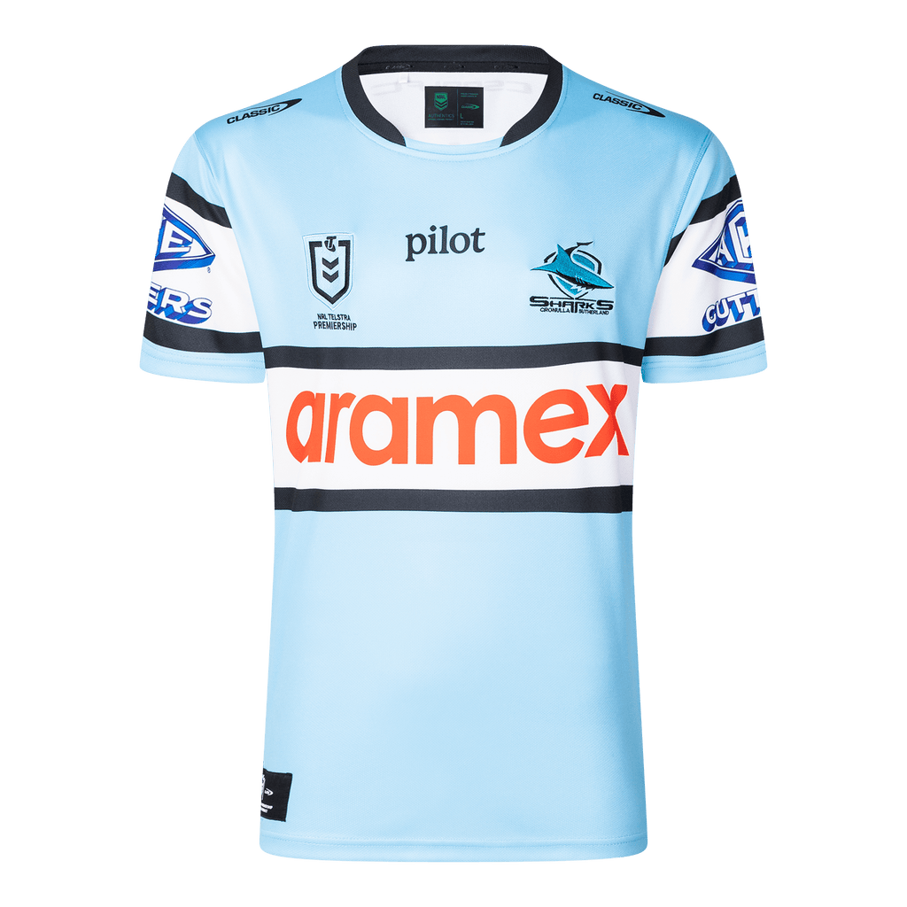 Cronulla-Sutherland Sharks 2025 Nrl Home Jersey Replica Jersey FRONT