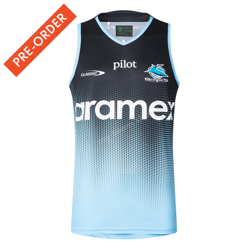 Cronulla-Sutherland Sharks 2025 Nrl Training Singlet Training Singlet