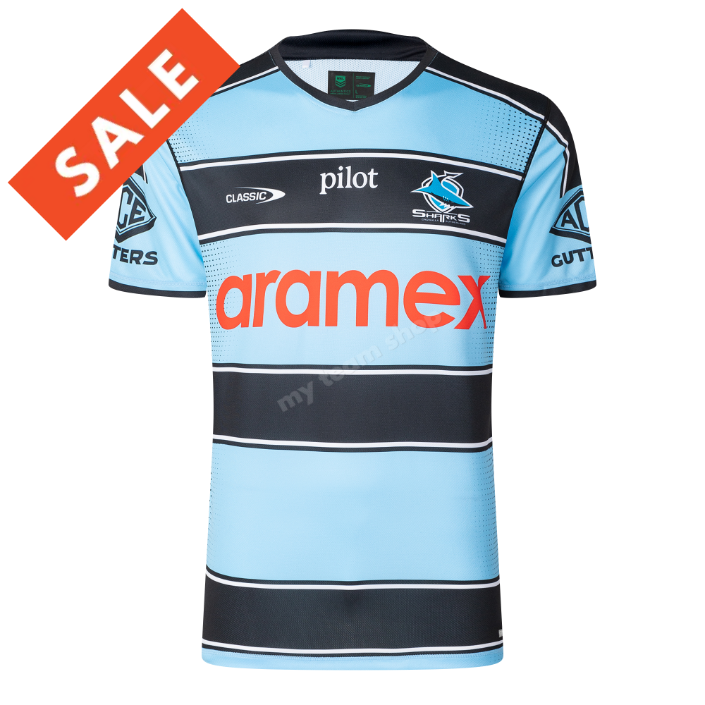 CRONULLA SHARKS 2025 NRL WARM UP TEE – My Team Shop