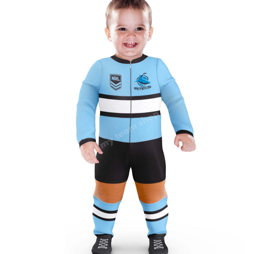 CRONULLA-SUTHERLAND SHARKS NRL INFANT FOOTYSUIT Infant Footysuit