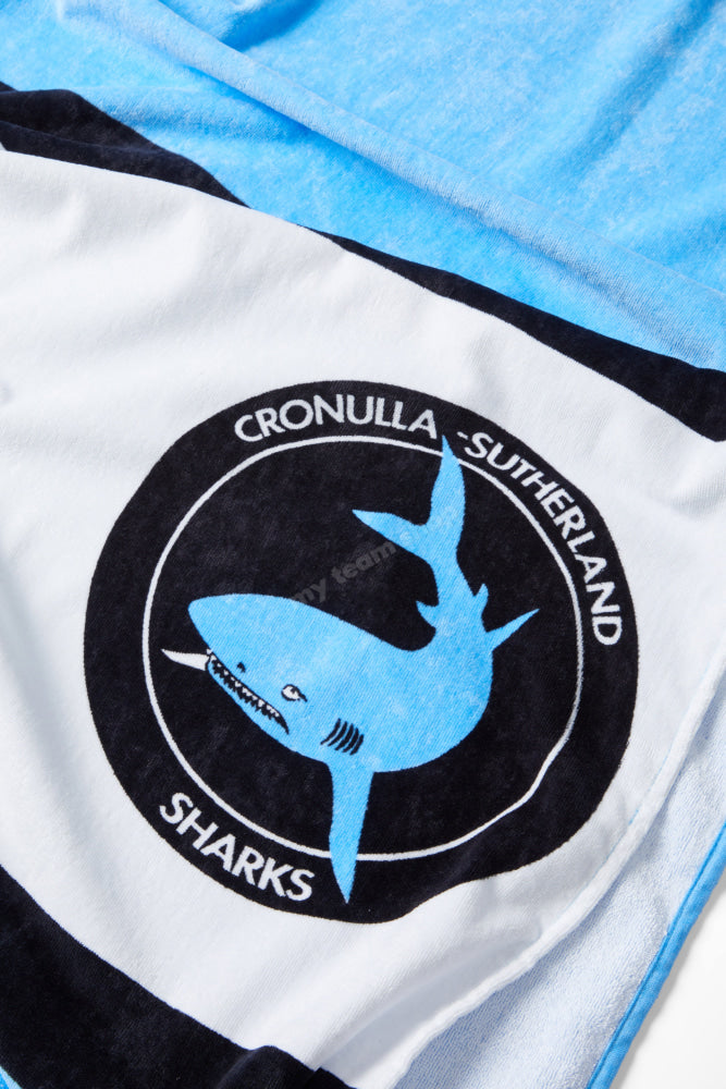 Cronulla-Sutherland Sharks Nrl Retro Towel Beach Towel