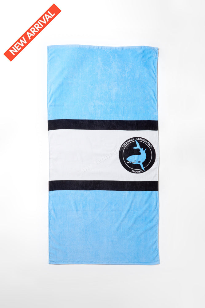 Cronulla-Sutherland Sharks Nrl Retro Towel Beach Towel