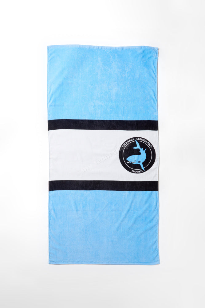 Cronulla-Sutherland Sharks Nrl Retro Towel Beach Towel