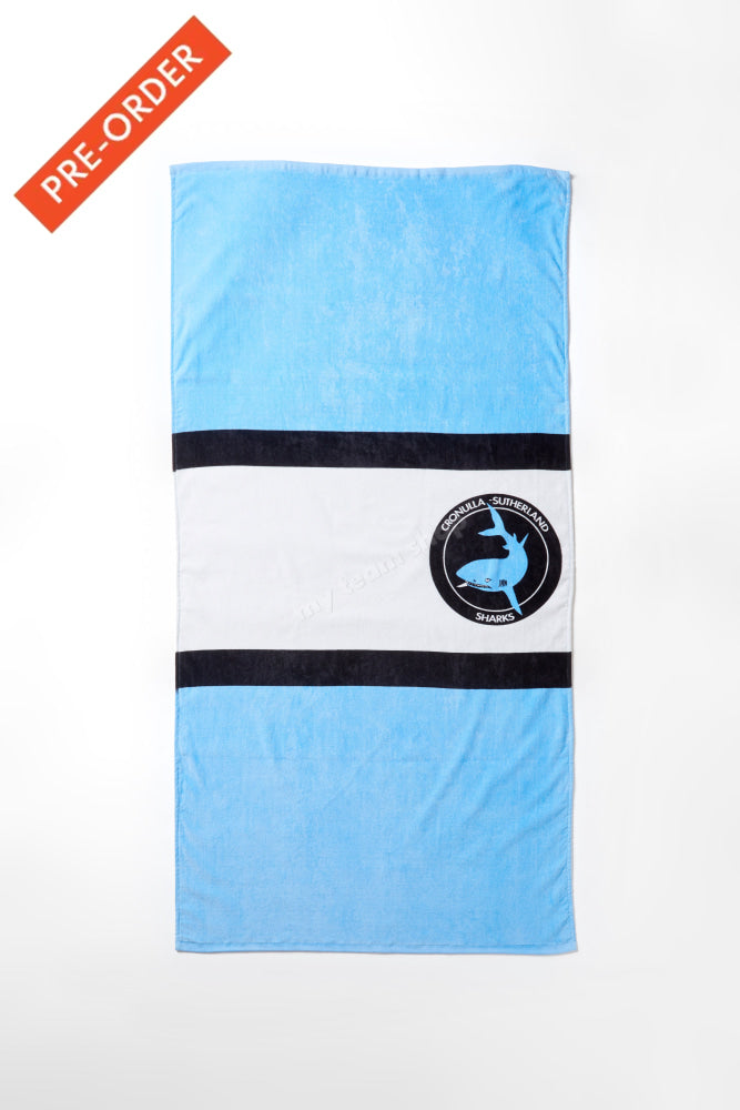 Cronulla-Sutherland Sharks Nrl Retro Towel Beach Towel