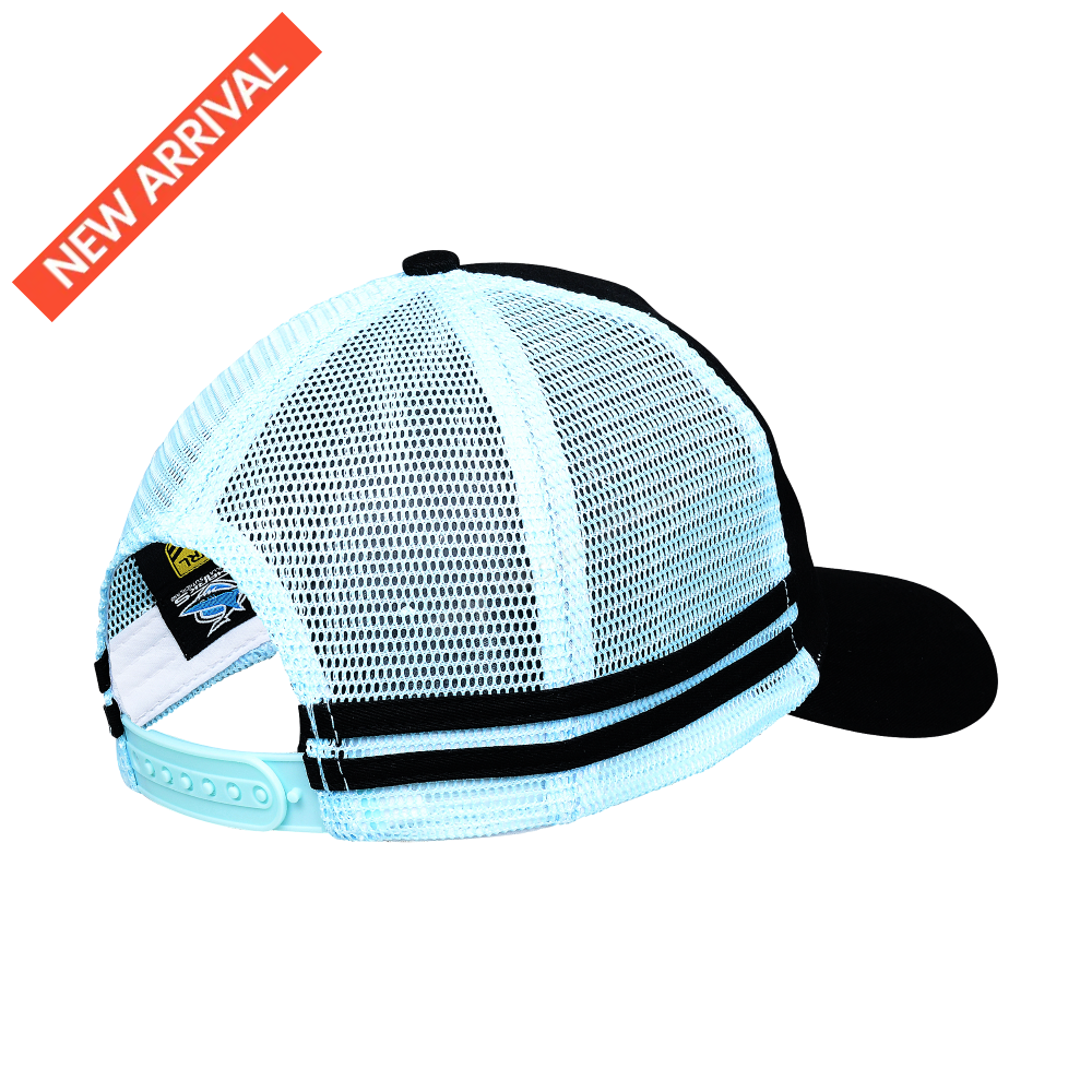 Cronulla-Sutherland Sharks Nrl Stripe Trucker Caps Headwear