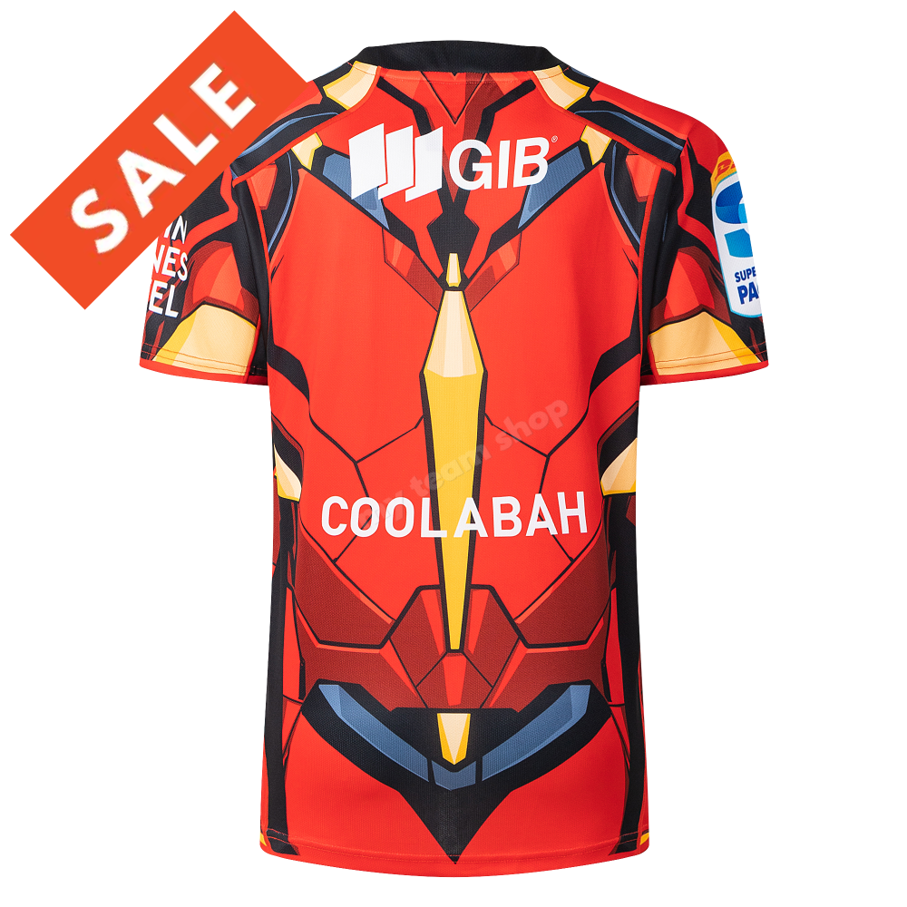 CRUSADERS RUGBY IRON MAN MARVEL JERSEY Rugby Jersey